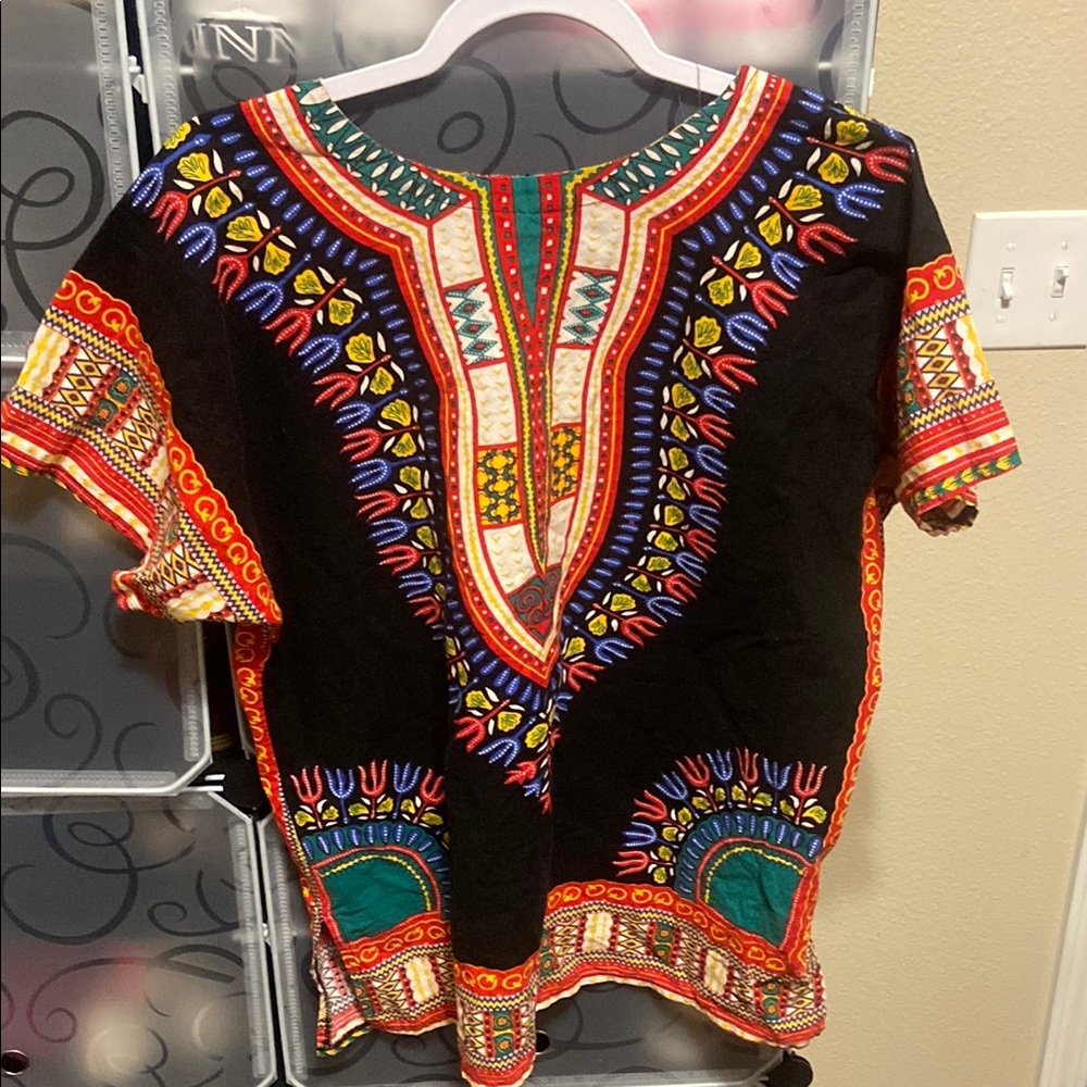 Colorful Dashiki Top